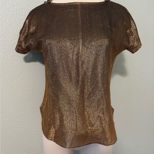 Shimmering‎ Gold Women's Blouse